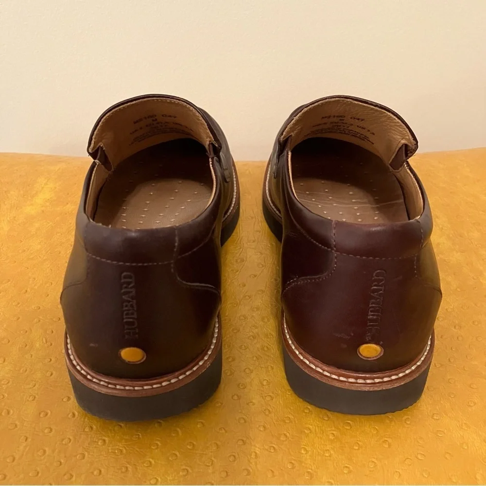 Samuel Hubbard Men's 8 M Penny Loafer Whisky Leather Vibram Sole Office Preppy